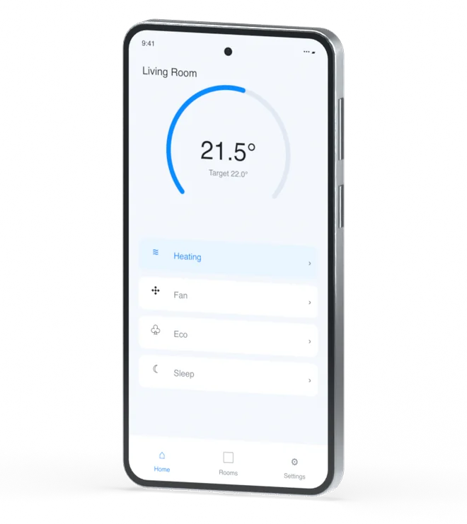 The same Slint UI running on a phone